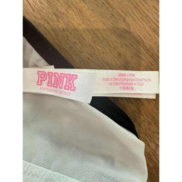 Pink Victoria's Secret Cool and Comfy Push Up Bra, size 32DD/F70 - Picture 4 of 15